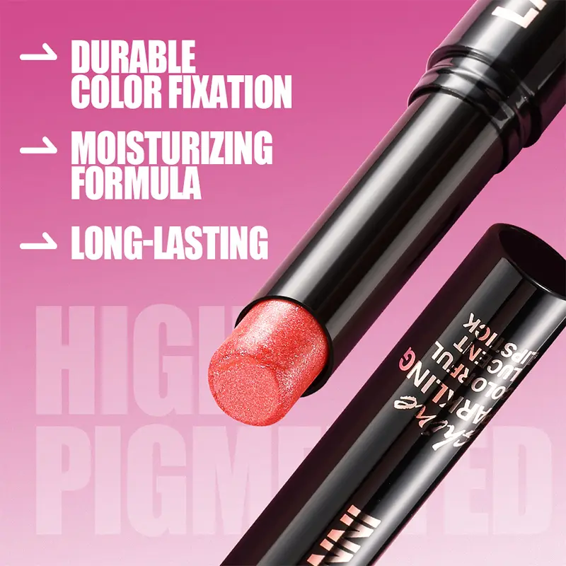 Pearl Glitter Lipstick Matte Natural Waterproof Lip Gloss Lasting Non-stick Cup Moisturizing Lip Gloss Nude Sexy Lip Makeup