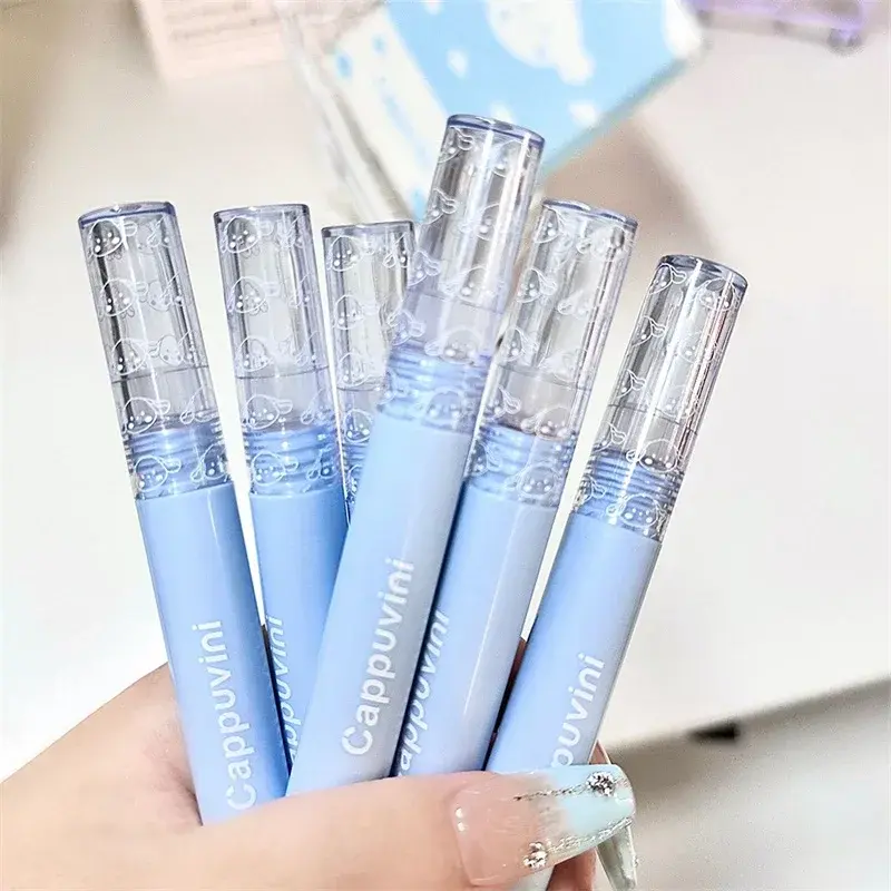 Mirror Water Light Lip Gloss Set Waterproof Non Stick Cup Jelly Glass Lip Glaze Whitening Sexy Red Liquid Lipstick Korean Makeup