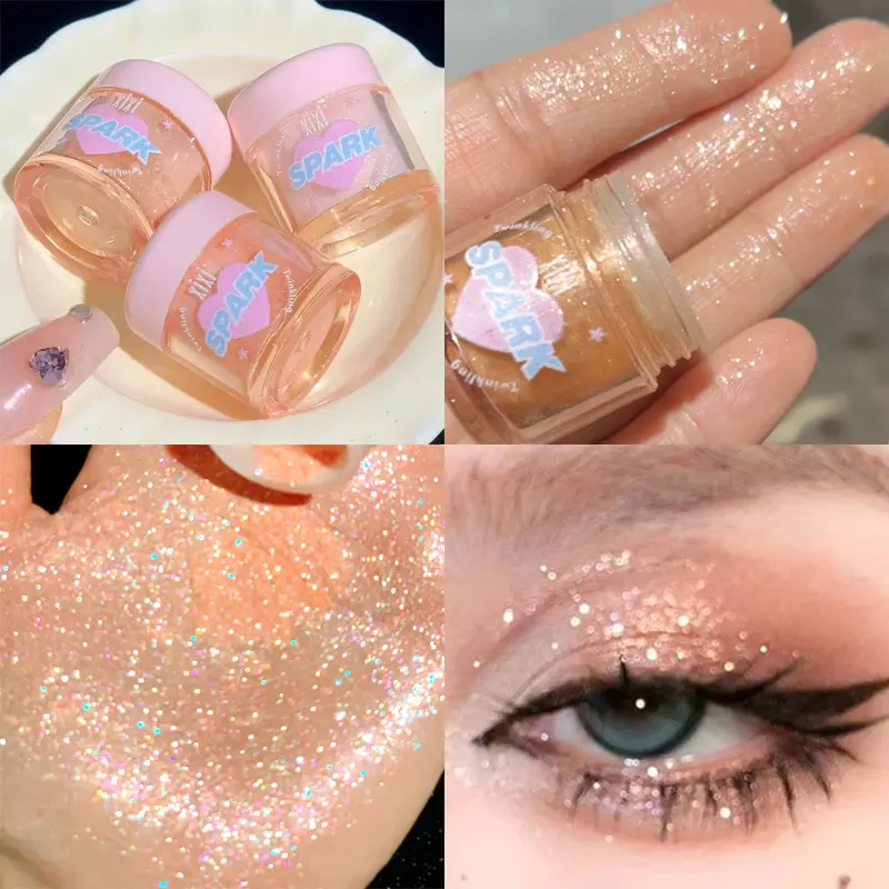 Glitter Fairy Highlight Loose Powder Bride Wedding Highlight Powder Body Glitter Powder To Create Sparkle Party Makeup for Gift