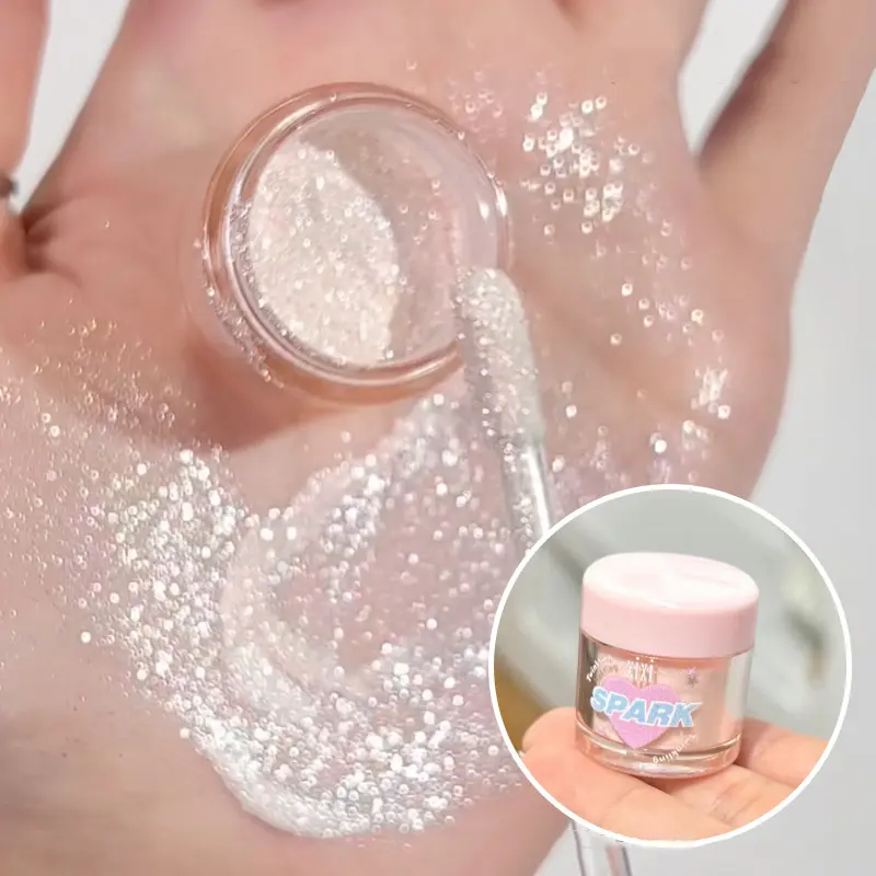 Glitter Fairy Highlight Loose Powder Bride Wedding Highlight Powder Body Glitter Powder To Create Sparkle Party Makeup for Gift