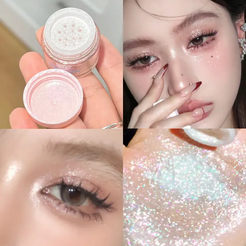 Glitter Fairy Highlight Loose Powder Bride Wedding Highlight Powder Body Glitter Powder To Create Sparkle Party Makeup for Gift