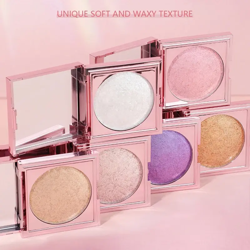 Makeup Highlighting Powder Pearlescent Glitter Highlighter Bronzers Palette Waterproof Long-lasting Face Iluminador Maquiagem