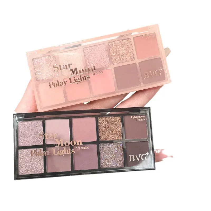 10 Color Eye Shadow Comprehensive Plate For Daily Ladies Light Makeup High Gloss Blusher Matte Faceplate