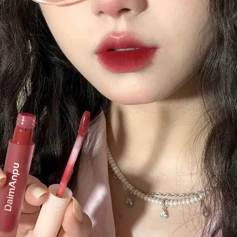 High Visibility Color Lipstick Matte Velvet Not Easy To Fade Lip Glaze Moisturizing Waterproof Lasting Lip Gloss Makeup Cosmetic