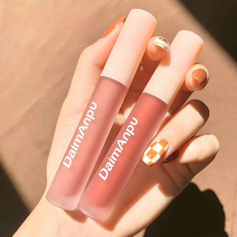 High Visibility Color Lipstick Matte Velvet Not Easy To Fade Lip Glaze Moisturizing Waterproof Lasting Lip Gloss Makeup Cosmetic