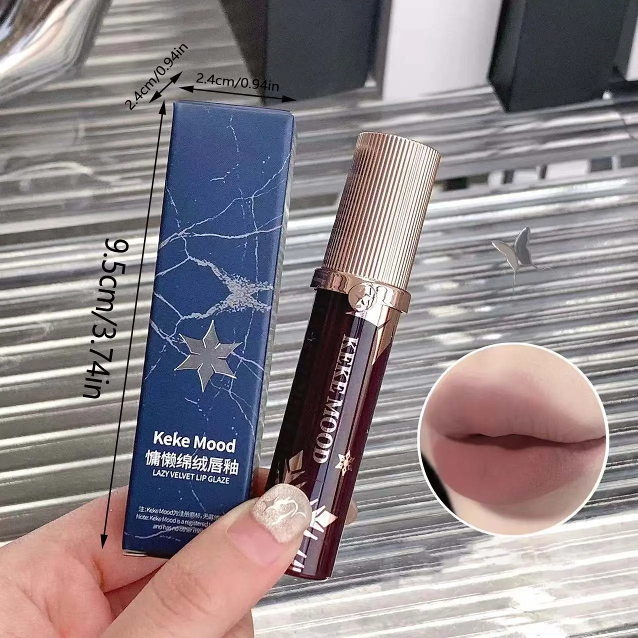 Lip Gloss Long-lasting Moisturizing Easy Halo-dyeing Waterproof Mirror Water Glass Lip Gloss Transparent Color Cosmetics