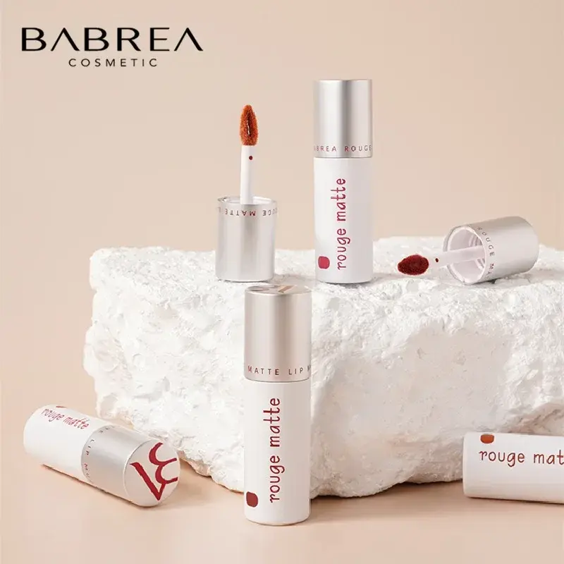 Original BABREA Origina Lip Gloss Makeup Matte Velvet Texture Lipstick Waterproof Long Lasting Lip Tint Lip Glaze Cosmetics Rare