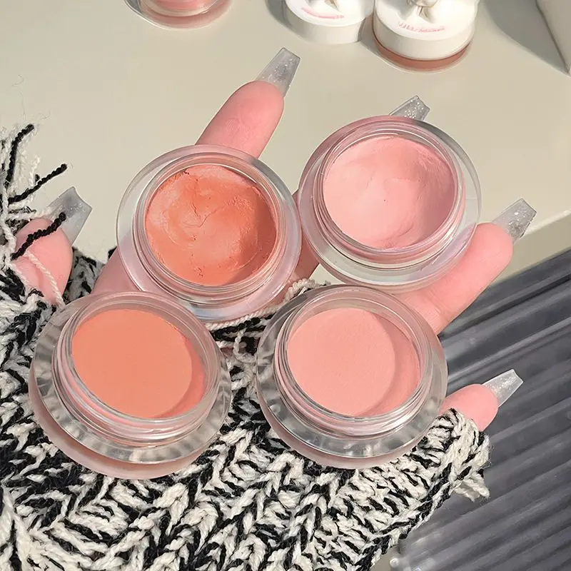 SENSORY PARTY Angel Blush Cream Mousse Texture Matte Natural Radiance Long Lasting Vegan Highlighter Contour Makeup