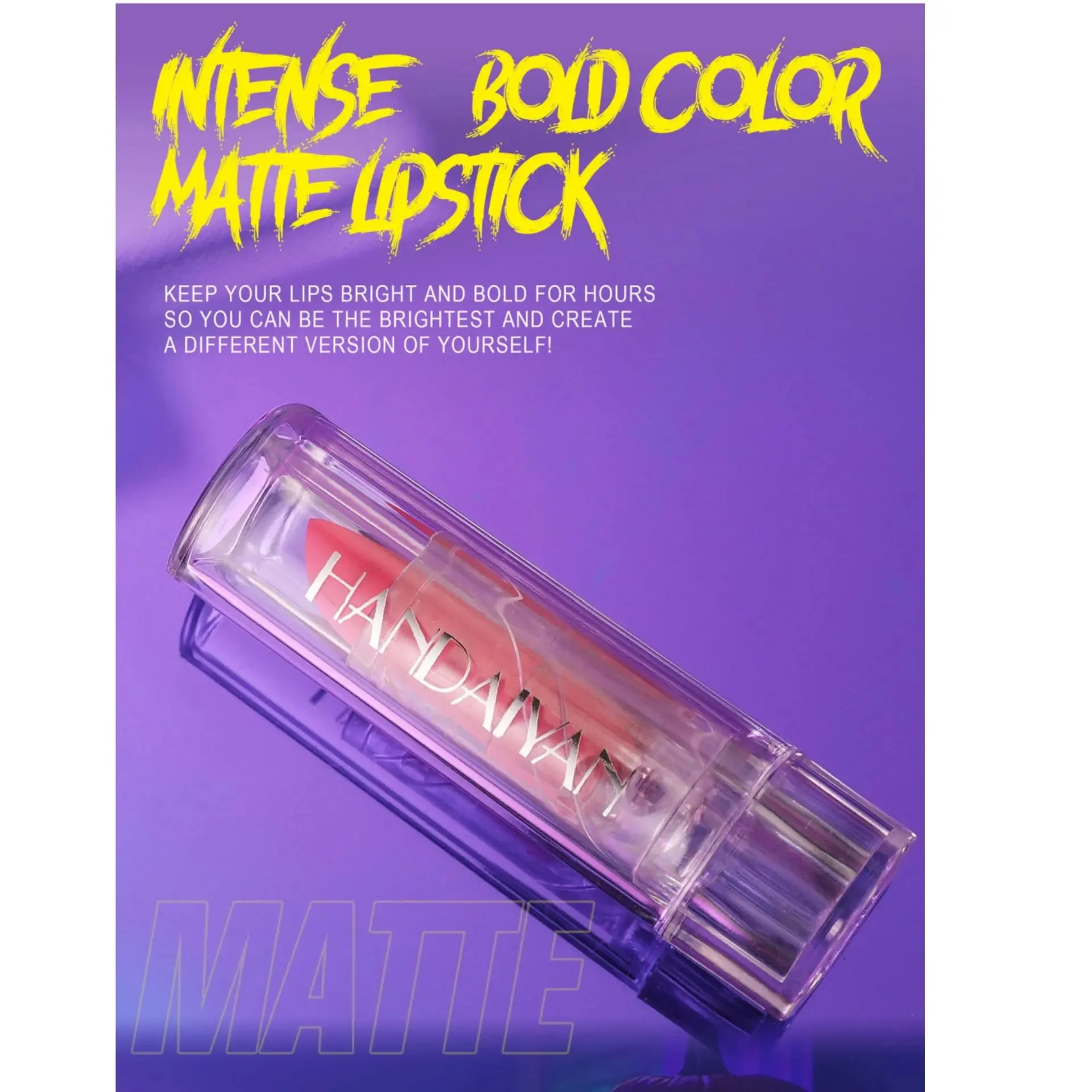 8PCS Halloween Matte Lipstick Set Vampire Black Yellow Velvet Long Lasting Waterproof Lip Makeup for Face Body Art