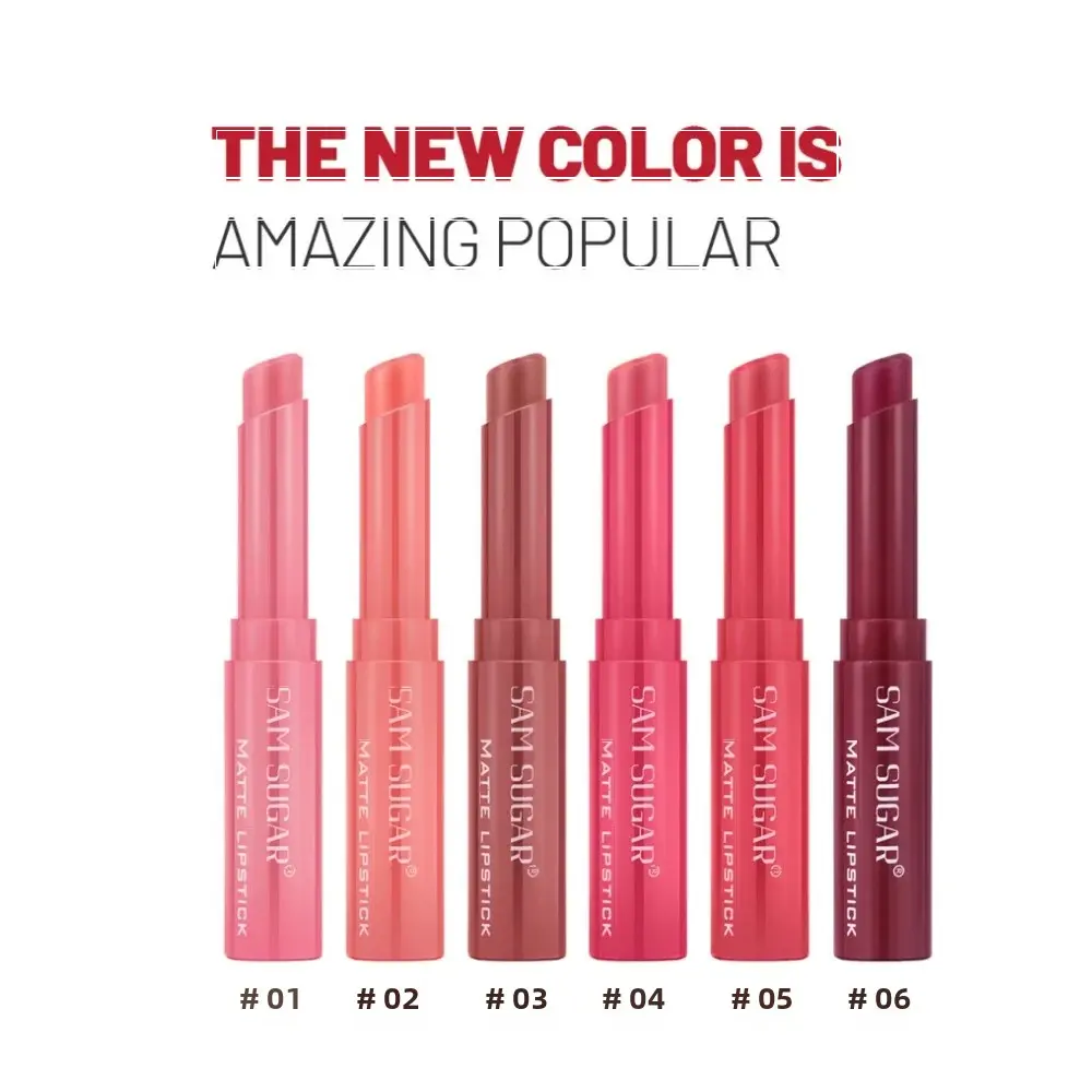 Velvet Matte Lipstick 6 Colors Set Long Wear Waterproof Lip Balm Makeup Kit Highly Pigmented Smooth Finish