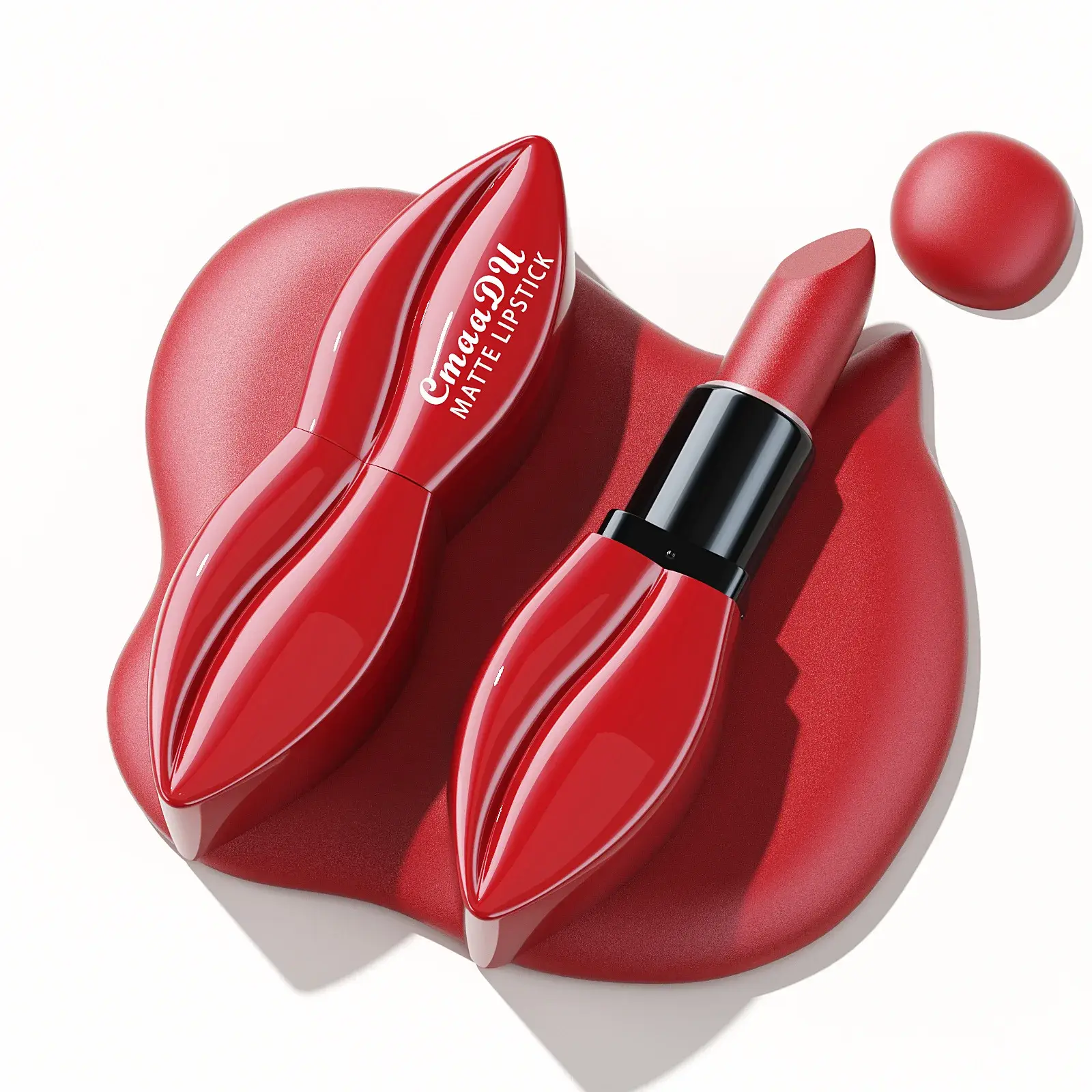 Natural Smooth Matte Waterproof Velvet Nude Lipstick Sexy Red Brown Long-Lasting Professional Makeup Lipgloss