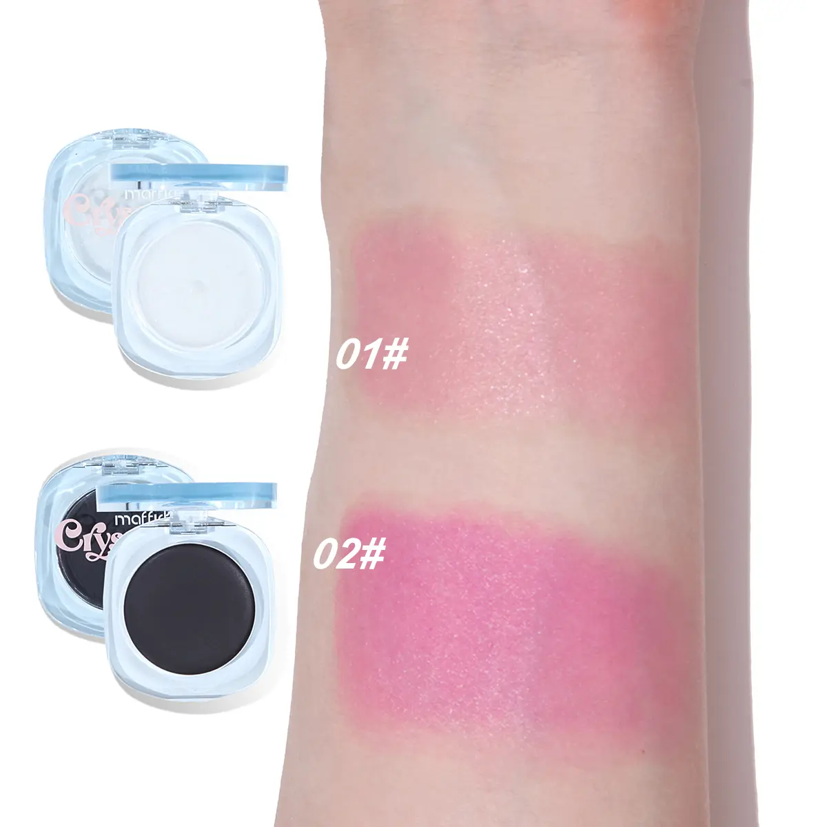 Natural Cheek Tint Blush Palette Waterproof Face Blusher Face Contouring Soft Cheek Rouge Female Makeup Brighten Face