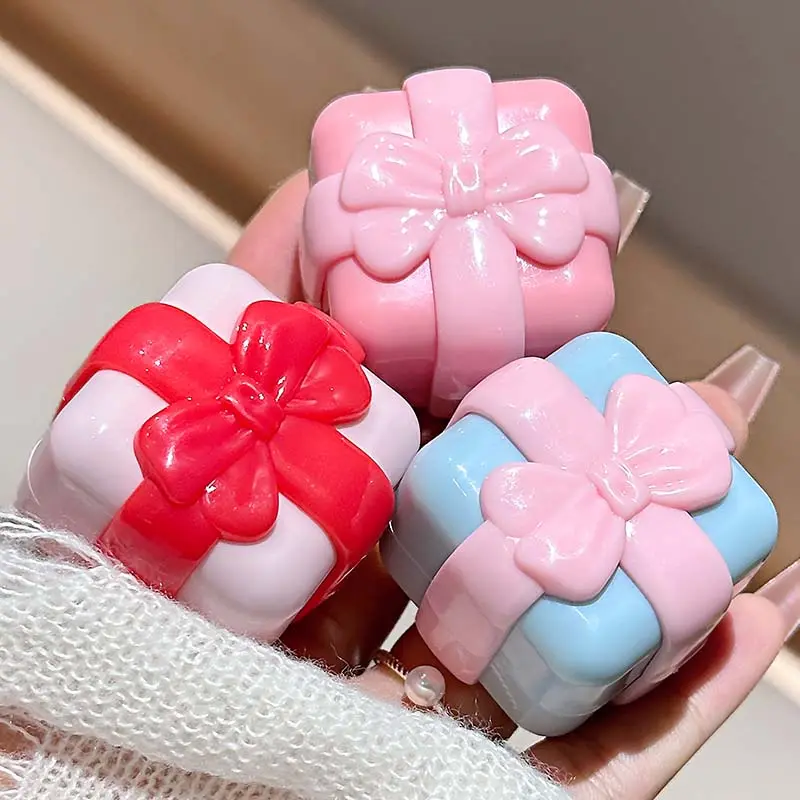Cute Gift Box Small Jar Lip Mud Soft Mist Not Easy To Fade Lip Gloss Waterproof Lasting Matte Velvet Lipstick Korean Cosmetics