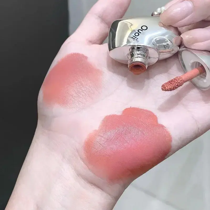 Strawberry Blush Stick Matte Silky Waterproof Pink Blush Cream Makeup Stick Moisturizing High Pigment 3in1 Lip Eye Cheek Tint