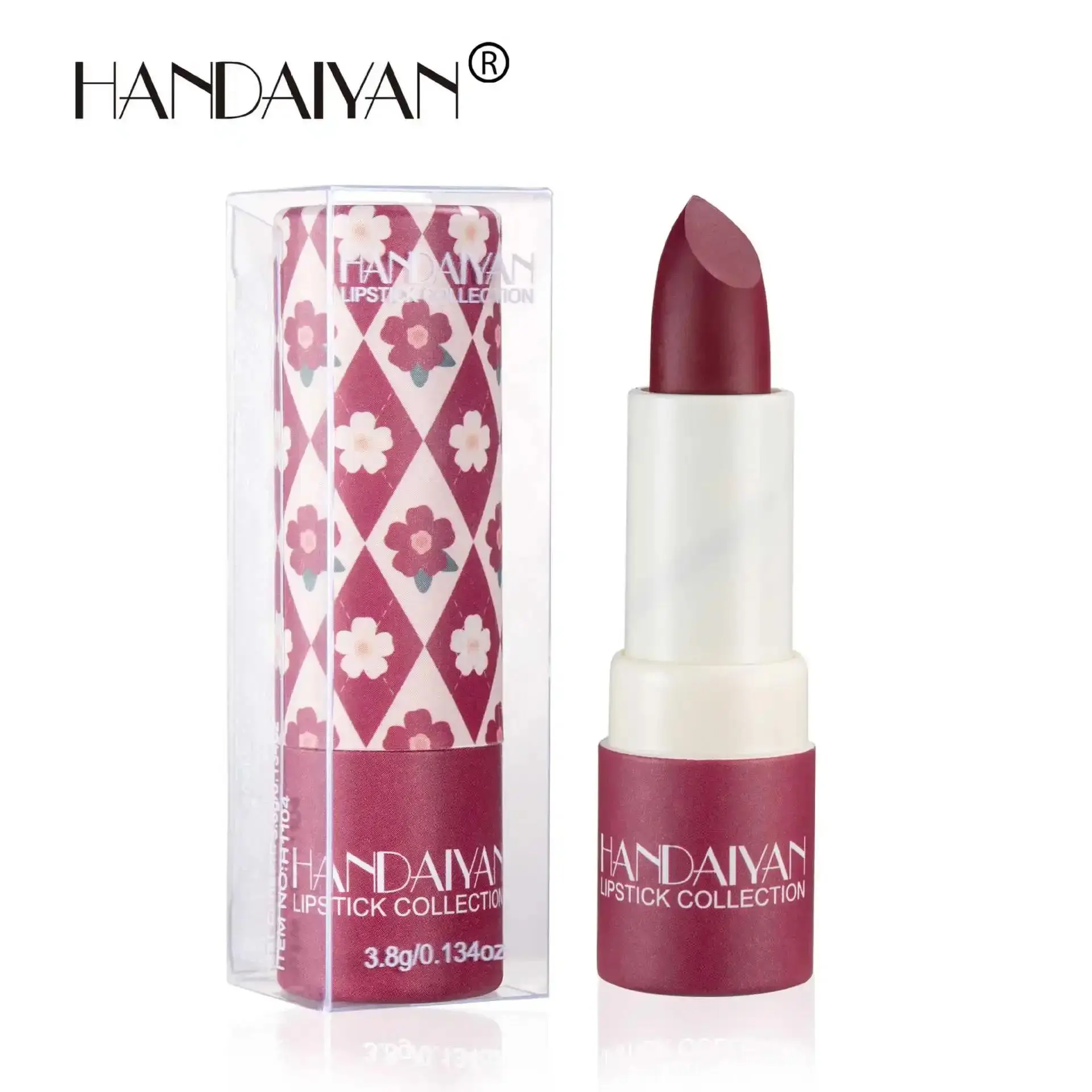 8 Colors Velvet Finish Lipstick Waterproof Long Lasting Moisturizing Non Stick Cup Nude Pink Red Lip Makeup Cosmetics