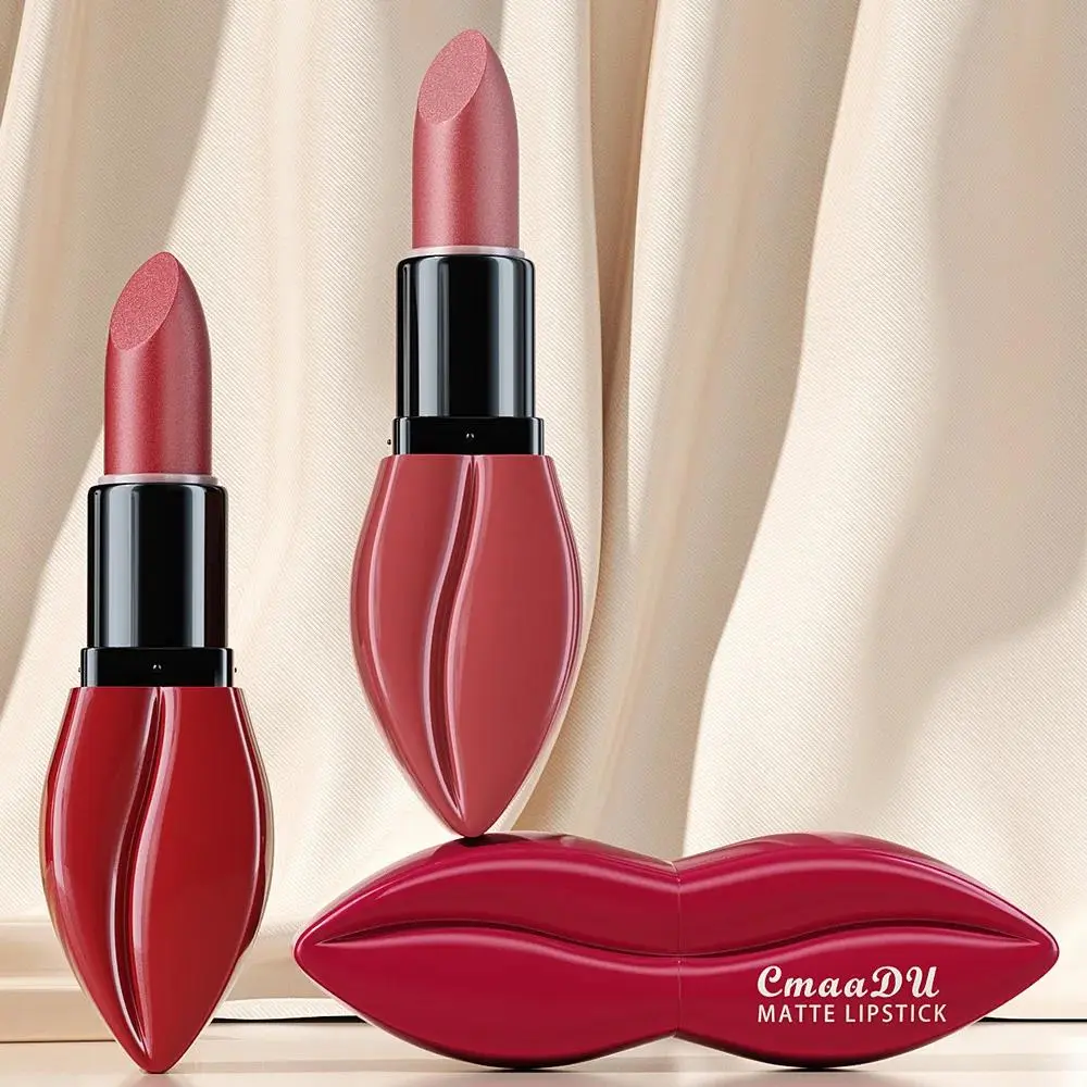 Natural Matte Velvet Lipstick Long Lasting Waterproof Nude Brown Red Professional Makeup Lip Gloss For Women