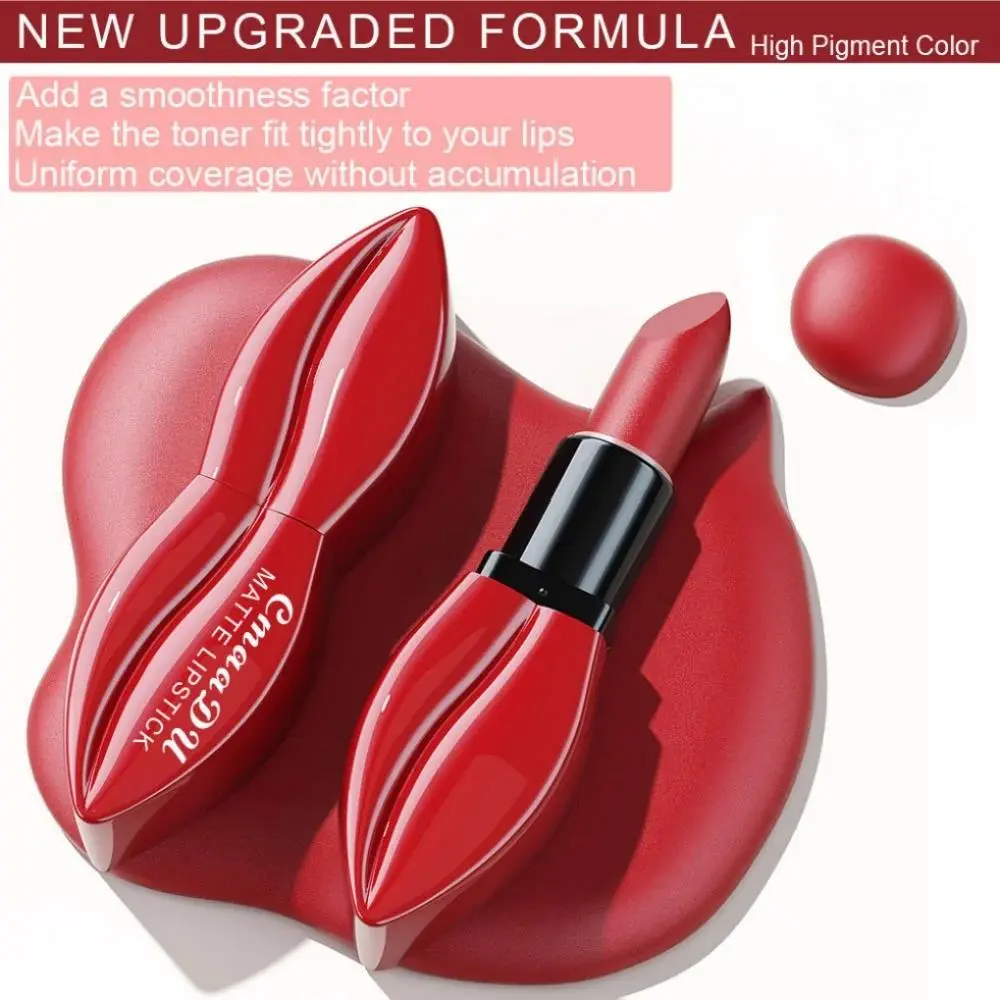 5pcs Matte Lipstick Set Velvety Smooth Long Lasting High Pigment Waterproof Lip Makeup Kit With Elegant Gift Box