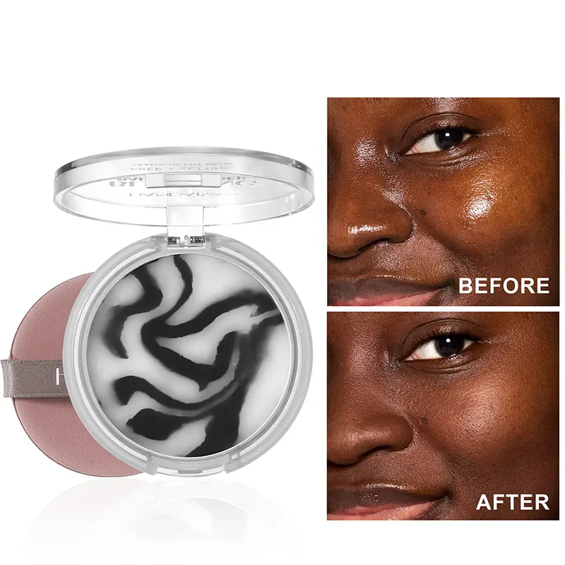 Face Setting Oil Control Powder Makeup Waterproof Matte Concealer Sky Pink Translucent Pressed Powder Cream Korean Primer Base