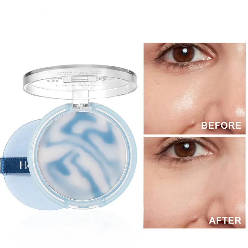 Face Setting Oil Control Powder Makeup Waterproof Matte Concealer Sky Pink Translucent Pressed Powder Cream Korean Primer Base