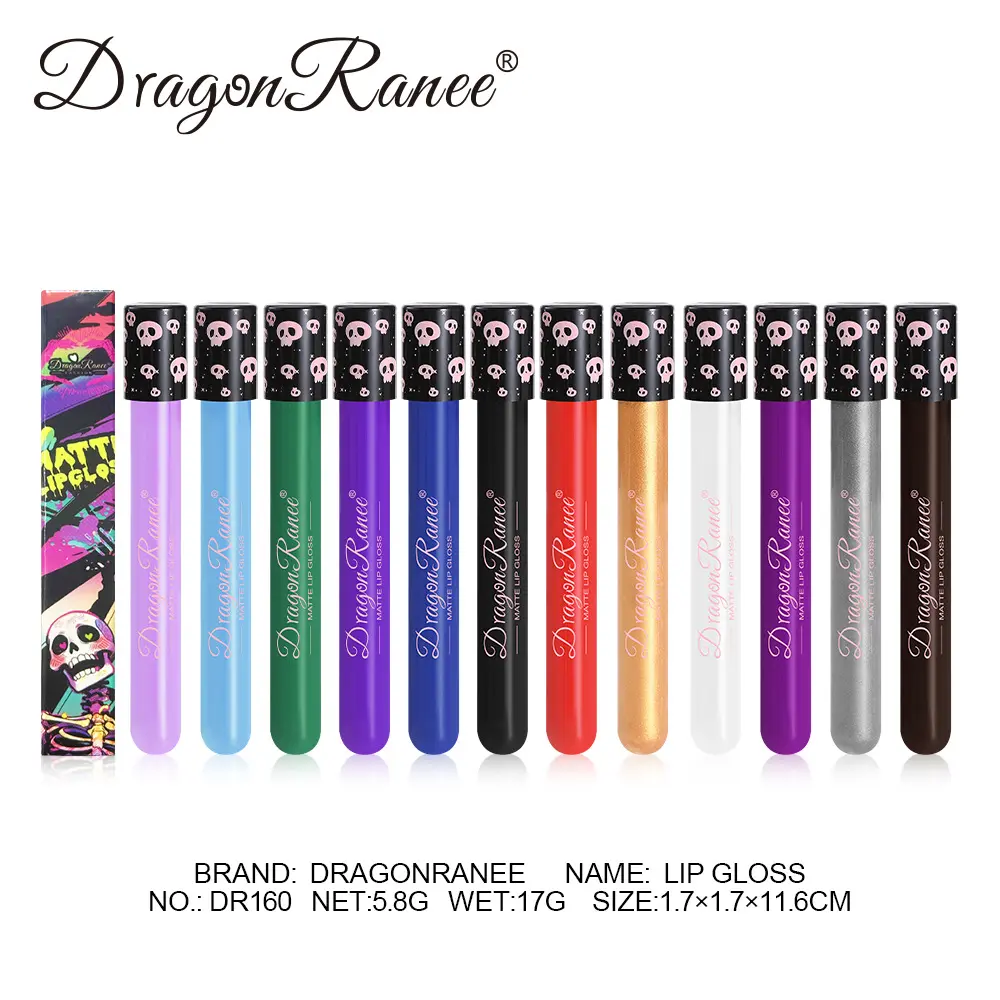 Black Green Purple Lipstick Christmas Halloween Lip Makeup Tint Moisturizing Waterproof Matte Lipstick Waterproof Lip Pigment