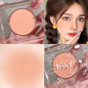 Monochrome blush brightens the face and gives color, saturated natural highlights all-in-one plate for pure skin repair