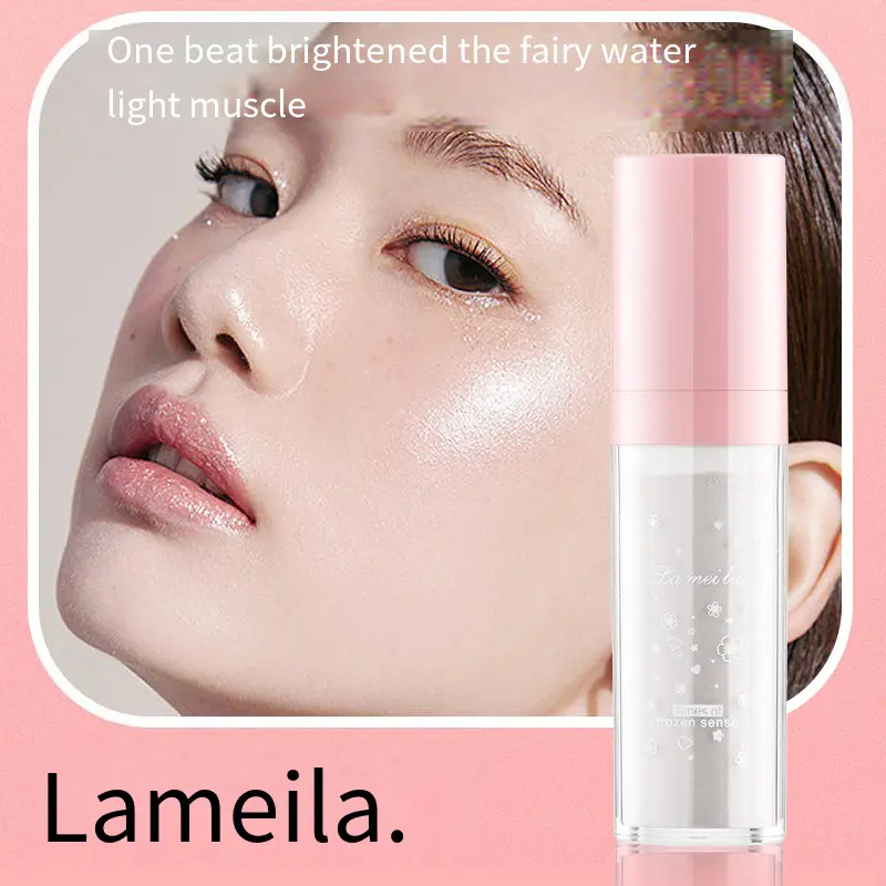Contouring highlighter pat powder brightens skin tone to create light and shadow, waterproof and sweatproof highlighter
