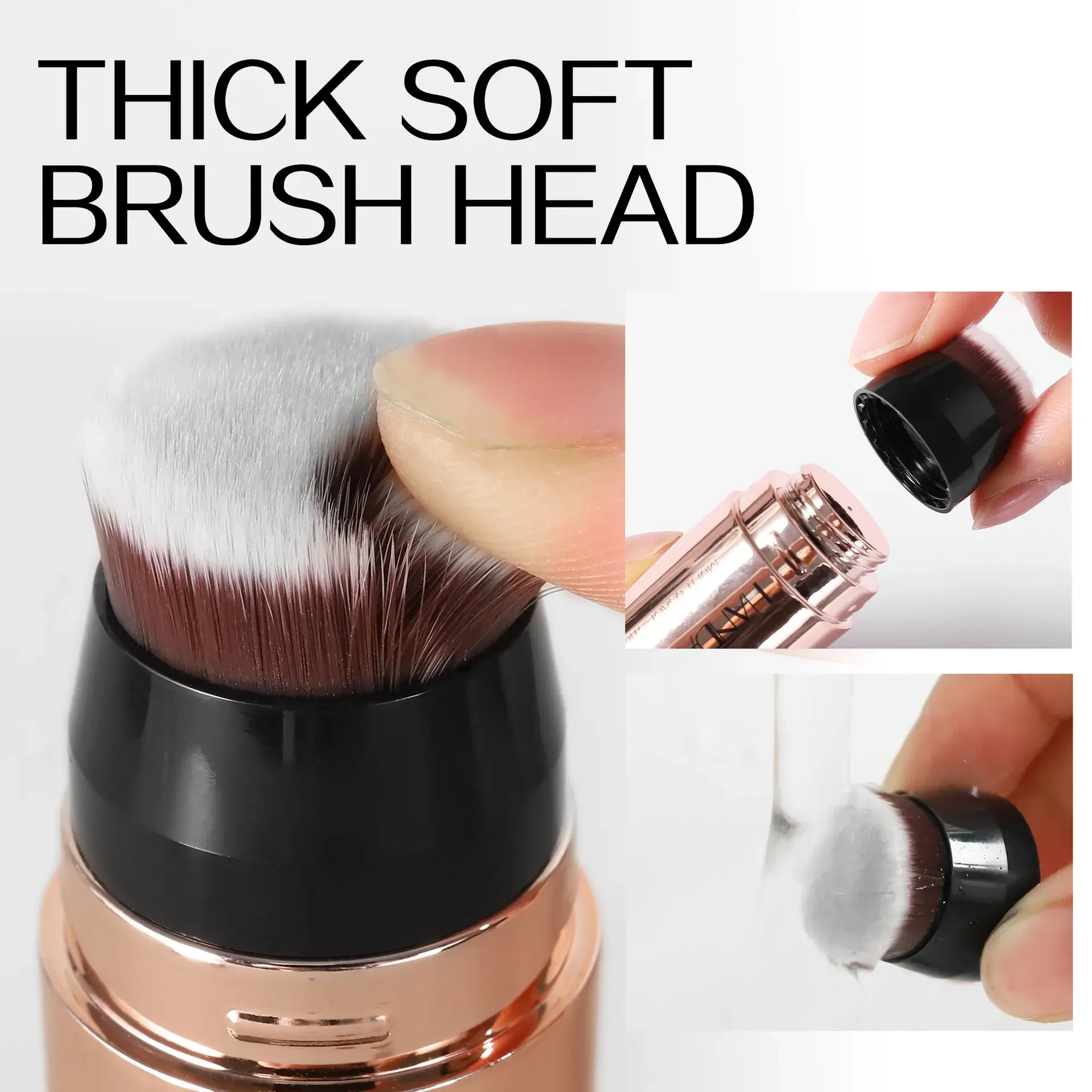 Double Head Highlighter Stick Contour Stick Waterproof Natural Silky Smooth Face Contouring for Nose Shadow With Makeup Brushes