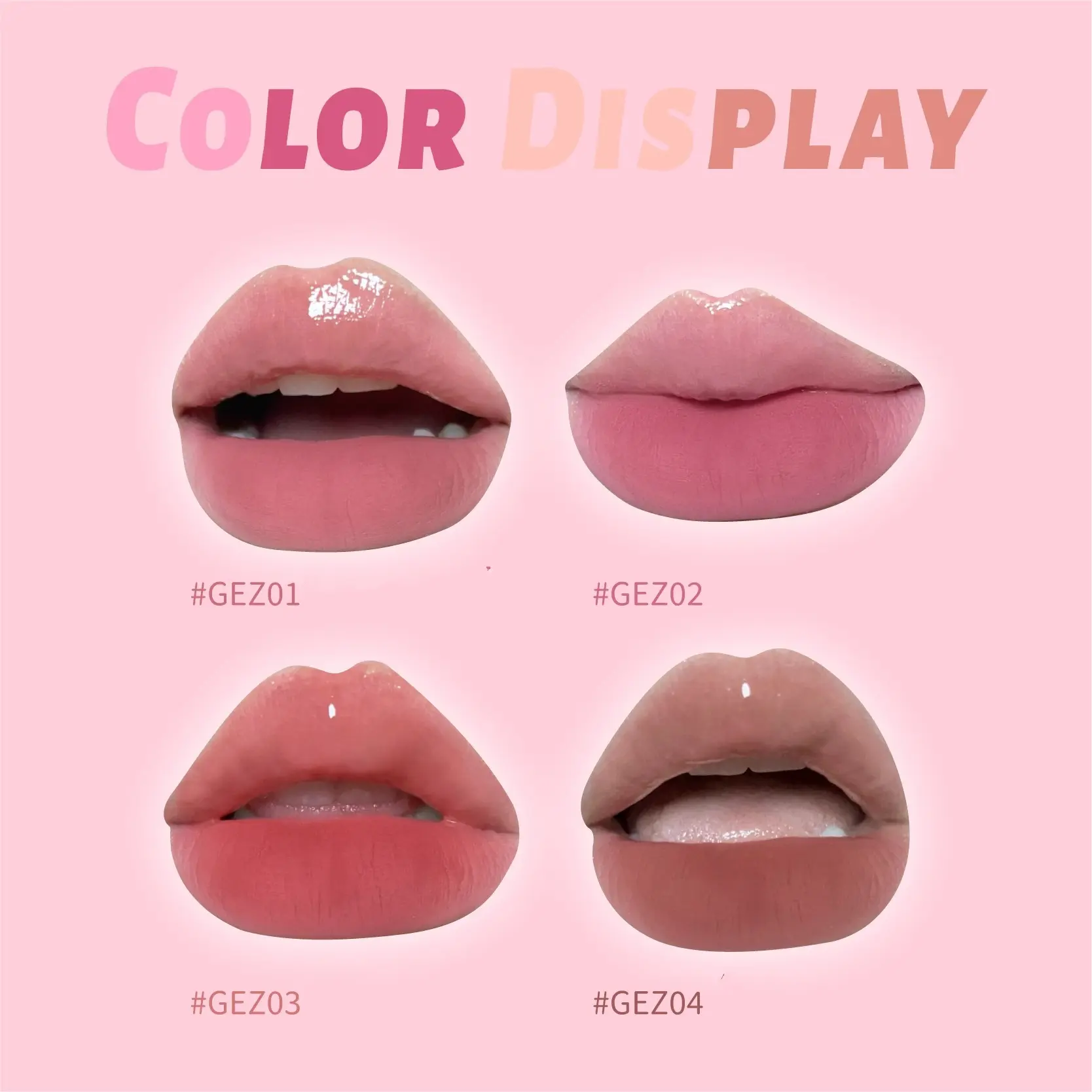 LEEMEMBER Multiple Series Double Headed Lip Glaze Lip Mud Long Lasting Moisturizing Waterproof Lip Tint Matte Lipstick Makeup