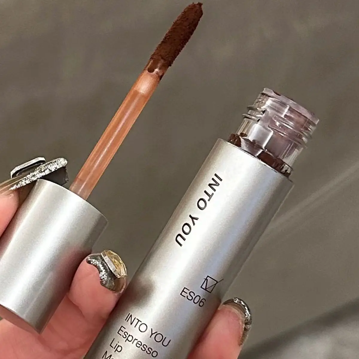 INTOYOU Matte Lipstick Longlasting Lip Clay Velvet Waterproof Lip Gloss Non-sumdge Non-stuicky Lip Stain Espresso Lips Makeup