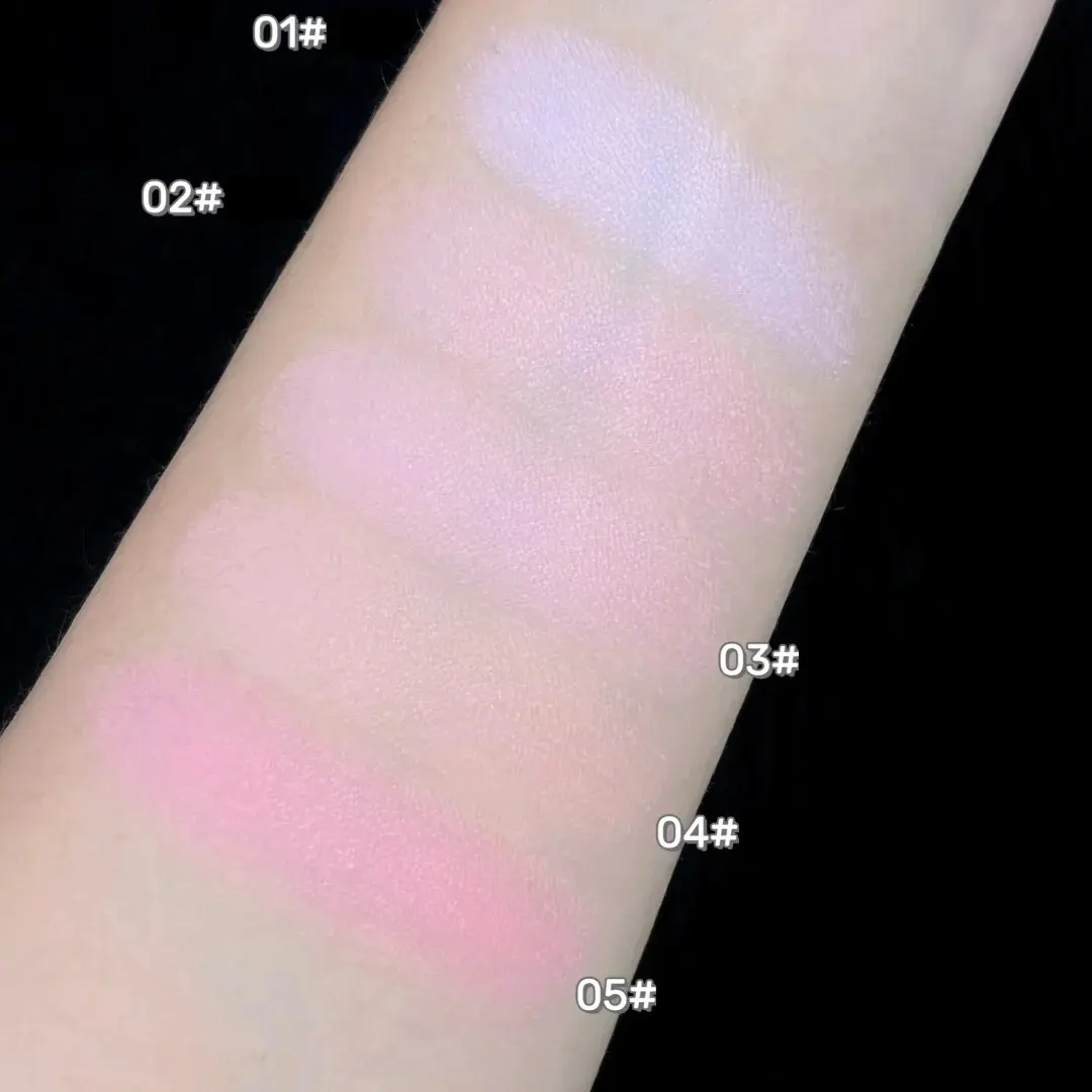 Flower Knows Moonlight Mermaid Jewelry Blush 5g Matte Long-Lasting Cheek Blush Powder Vegan Cruelty-Free Waterproof Natural