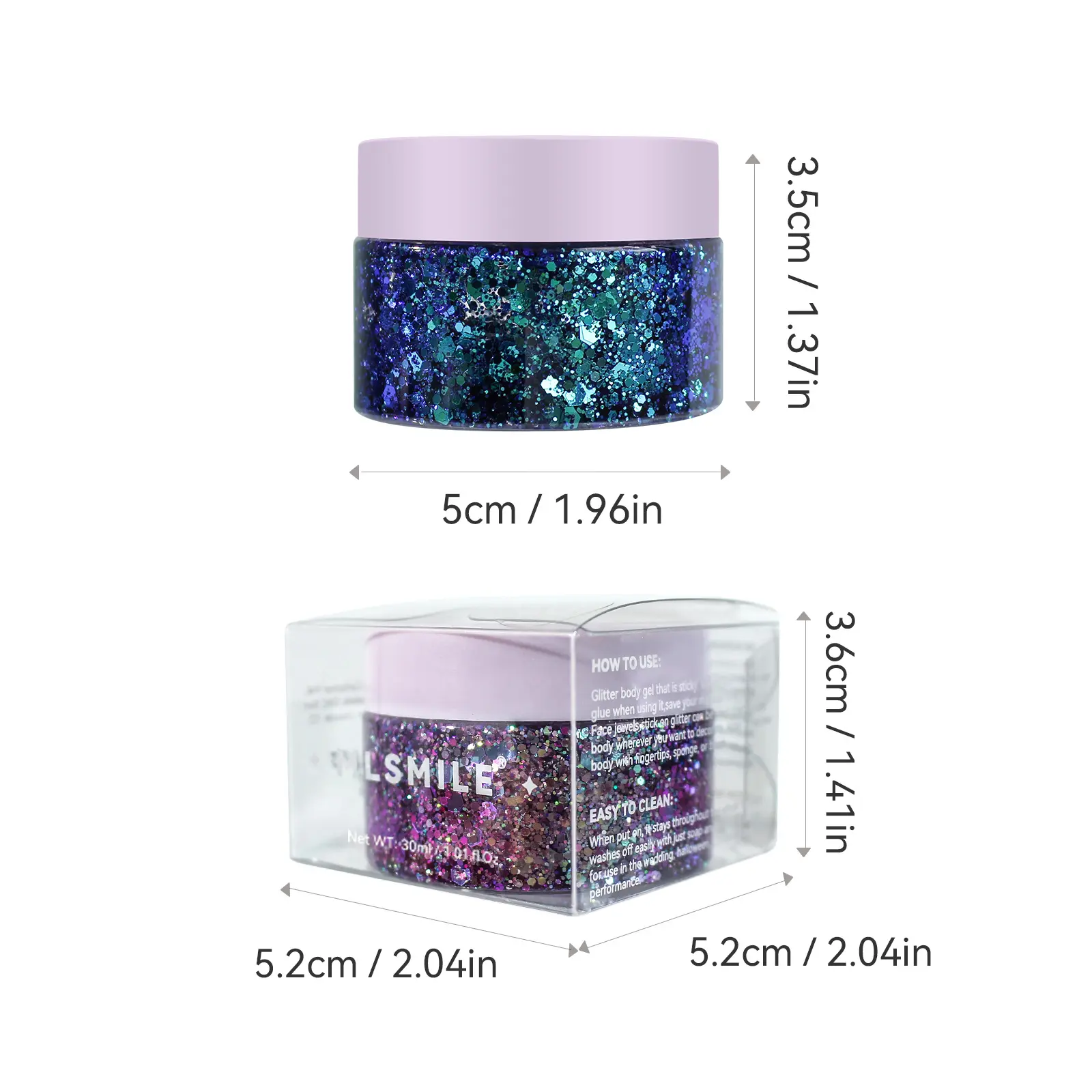 Liquid Body Glitter Sequins, Mermaid Face Glitter Makeup Sequins, Hair Glitters Body Shimmer For Party Festival And Stage 1pcs