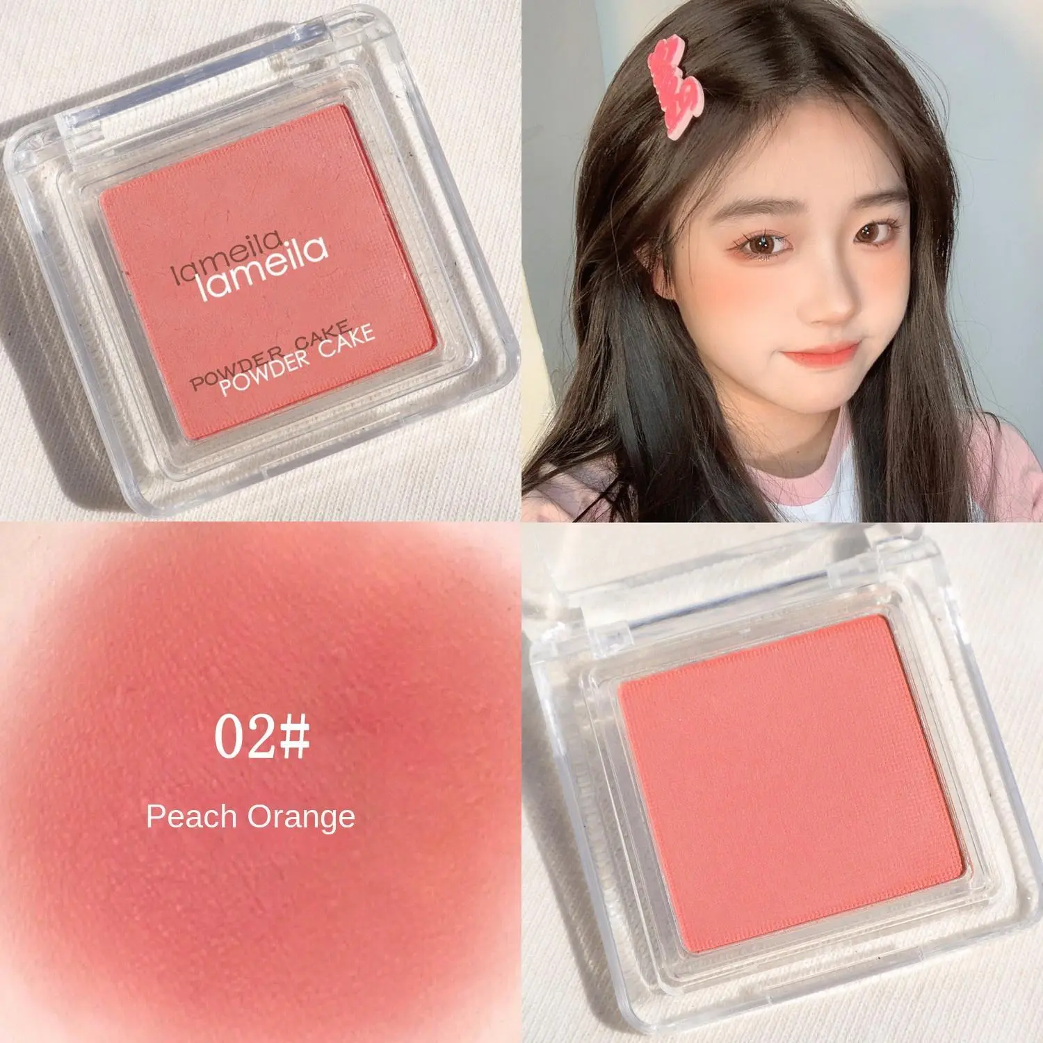 Brighten face contour matte blush student affordable natural long-lasting waterproof