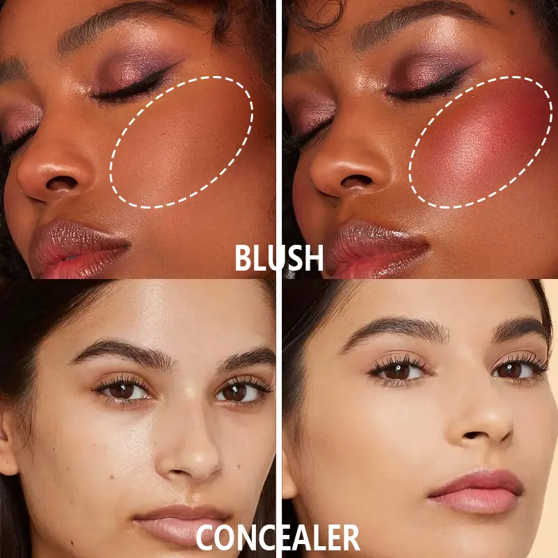 12 Colors Face Concealer Camouflage Cream Contour Palette Profesional Foundation Paleta Concealer