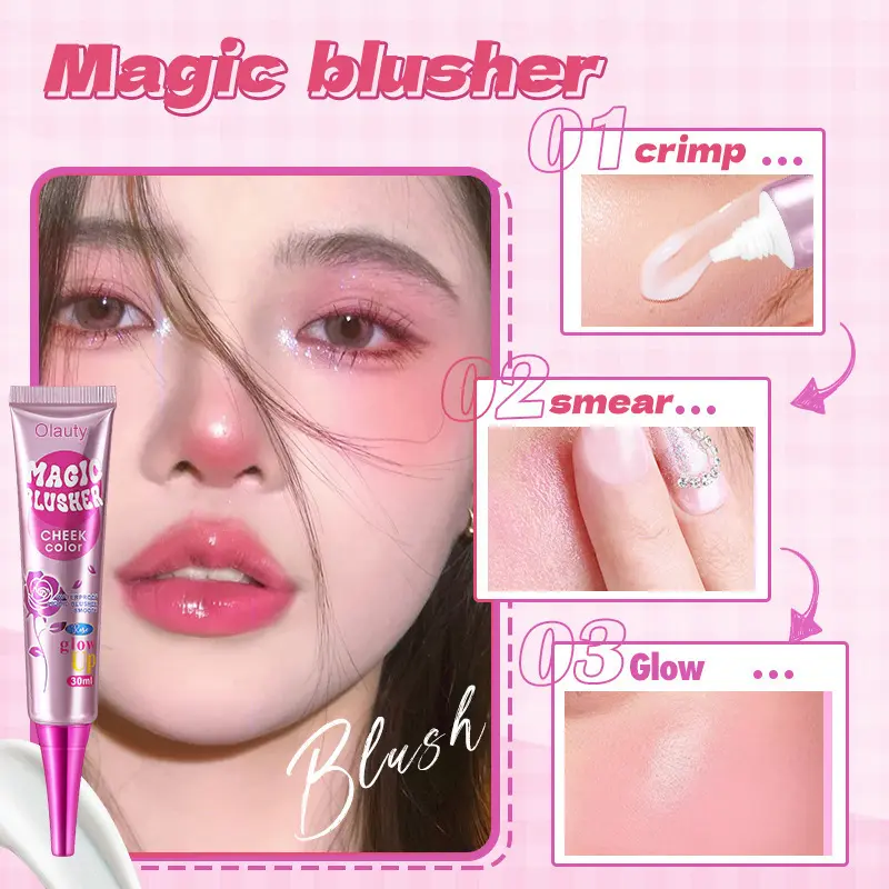 Magic Color-changing Blush Natural Nude Makeup Good Complexion Waterproof Long-lasting Brand Easy Makeup Not Fade Matte Blush