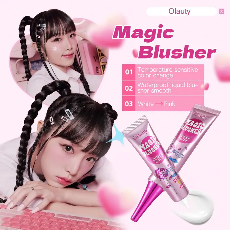 Magic Color-changing Blush Natural Nude Makeup Good Complexion Waterproof Long-lasting Brand Easy Makeup Not Fade Matte Blush