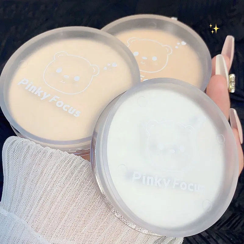 Waterproof Concealer Pressed Setting Powder Lasting Oil Control Make Up Loose Powder High Gloss Brighten Face Korean Makeup