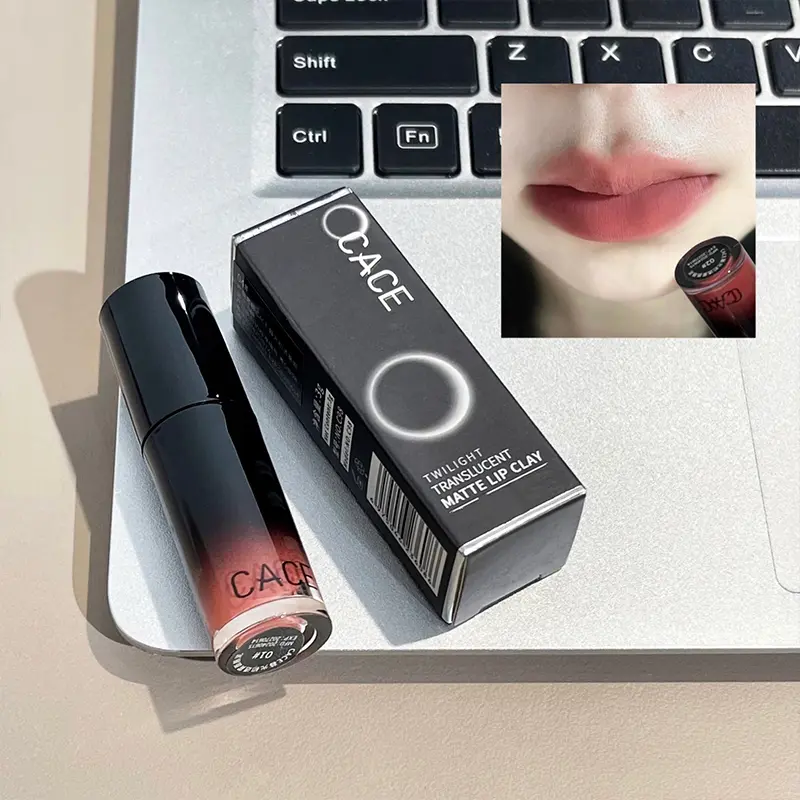 Matte Liquid Lipstick Waterproof Long Lasting Velvet Nude Lip Mud Rose Red Lip Gloss Tint Korean Cosmetic Lip Glaze For Women