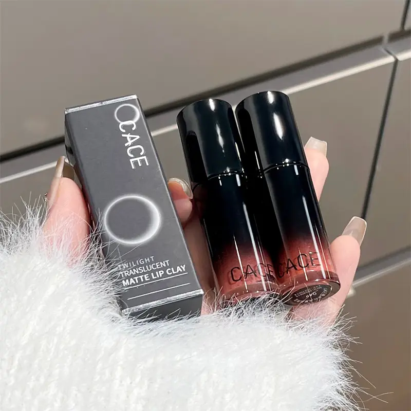 Matte Liquid Lipstick Waterproof Long Lasting Velvet Nude Lip Mud Rose Red Lip Gloss Tint Korean Cosmetic Lip Glaze For Women