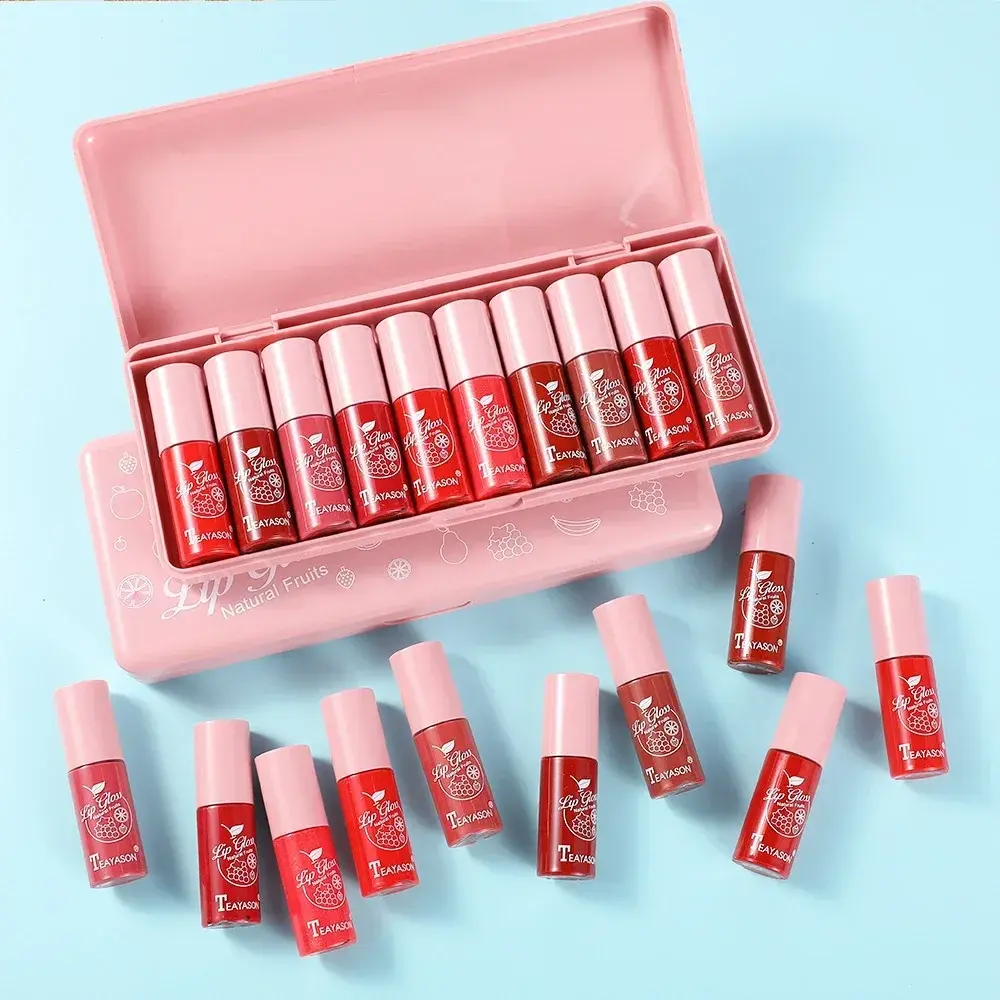 Lip Gloss Set Matte Lipstick For Lips Set Waterproof Non-Stick 24 Hours Long Lasting Velvet Lip Tint Cosmetics Korean Makeup