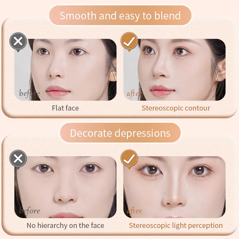 Moisturizing Facial Contouring & Brightening Liquid Cover Dark Circles Acne Marks Shadow Brightening Liquid Highlighter