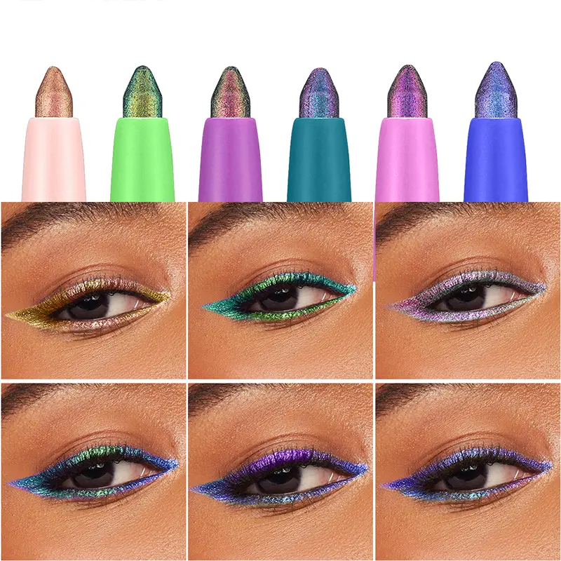 The color-changing eyeshadow stick eyeliner is waterproof and has smooth color, comfortable to use, and can last for a long tim