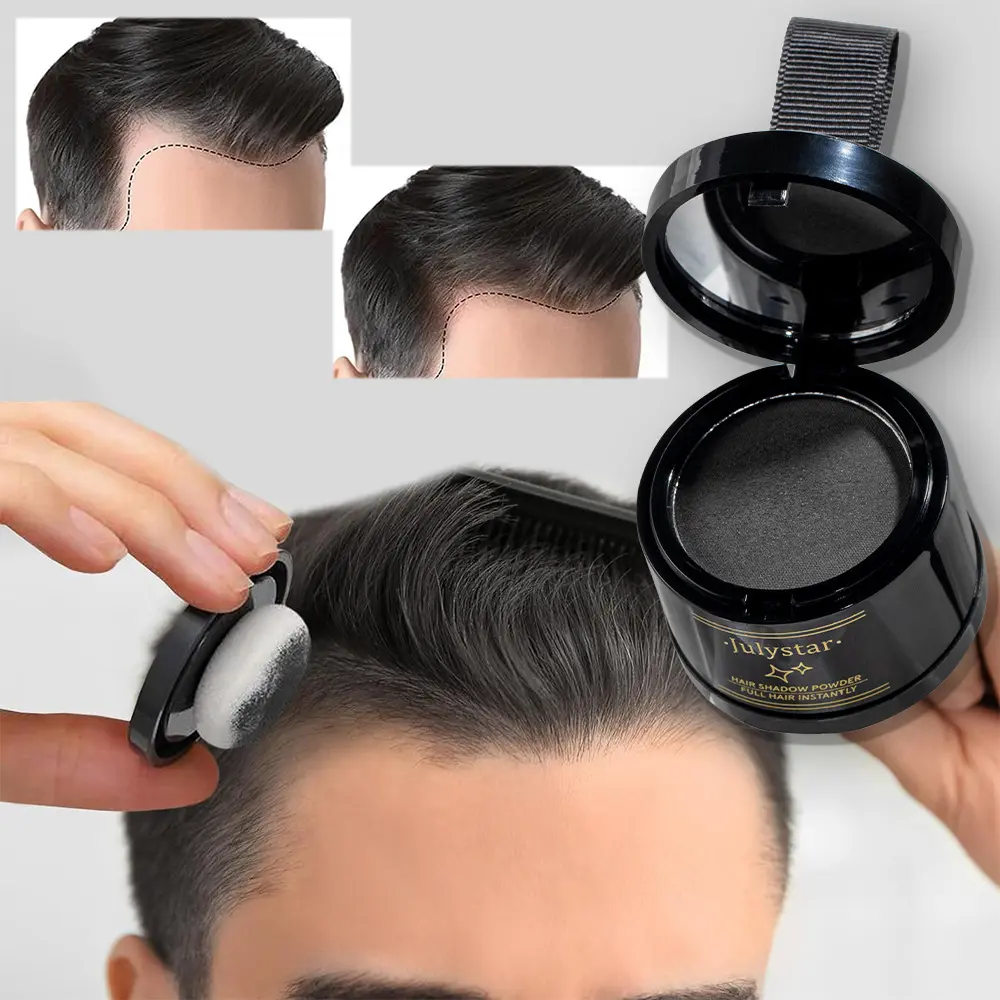 Hairline Powder Waterproof Hairline Root Cover Up Natural Black Brown Eyebrow Contour Stick Root Edge Shadow Filling Powder