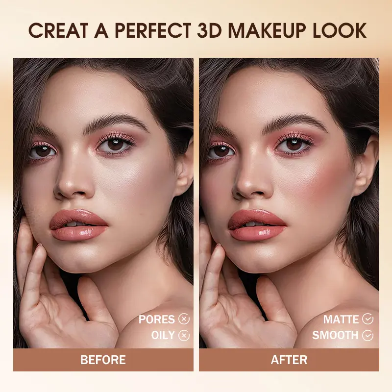 IMAGIC 12-Color Paper Box Blusher Plate & Concealer Plate Multi-Color Cream Contour and Highlighter Palette Makeup Blush Face