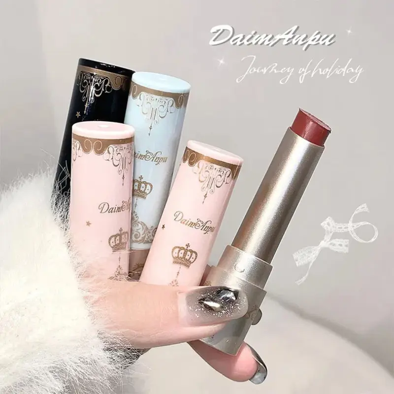 DAIMANPU Matte Velvet Lip Mud Stick Waterproof Lip Resistant Long Lasting Matte Lipstick Silky Smooth Smudge-Proof Lips Makeup