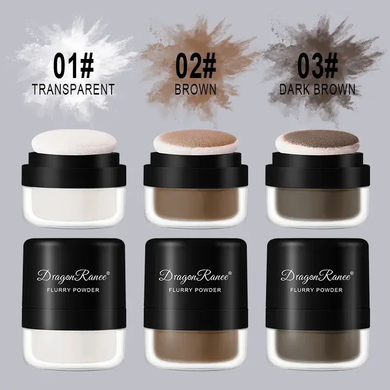 Hair Fluffy Powder Oil Control No-wash Transparent White Hair Line Loose Powder Root Cover Up Brown Fill In Hair Shadow Powder