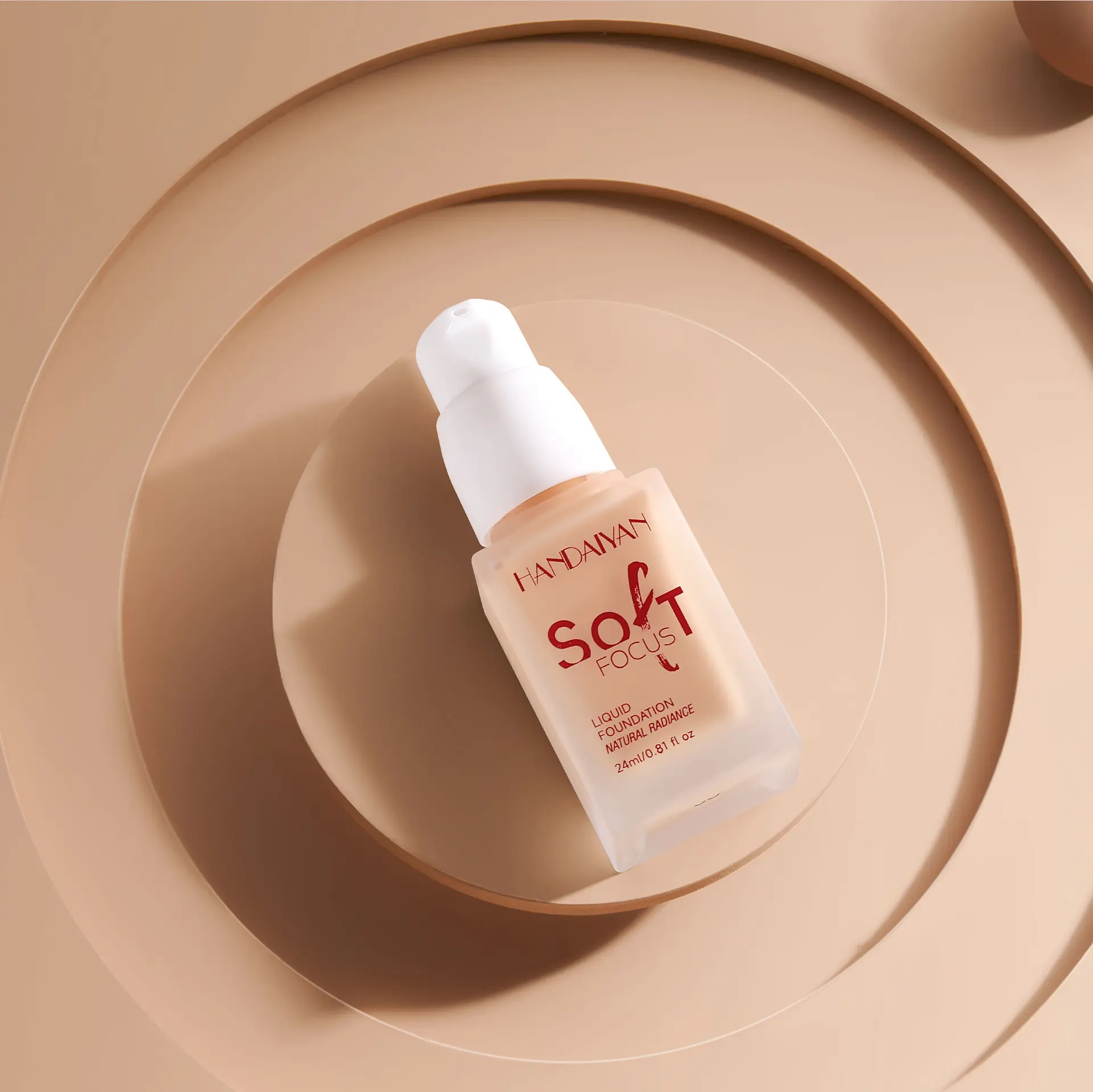 HANDAIYAN muticolor Powder Base Liquid Concealer non-sticking Powder Long-lasting Moisturizing Waterproof Brightening Foundation