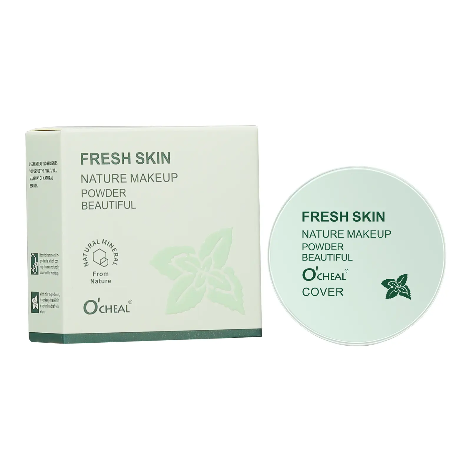 OCHEAL Makeup Face Loose Powder 3 Colors Makeup Waterproof Loose Cover Powder Skin Finish Oil Control Powder Makeup