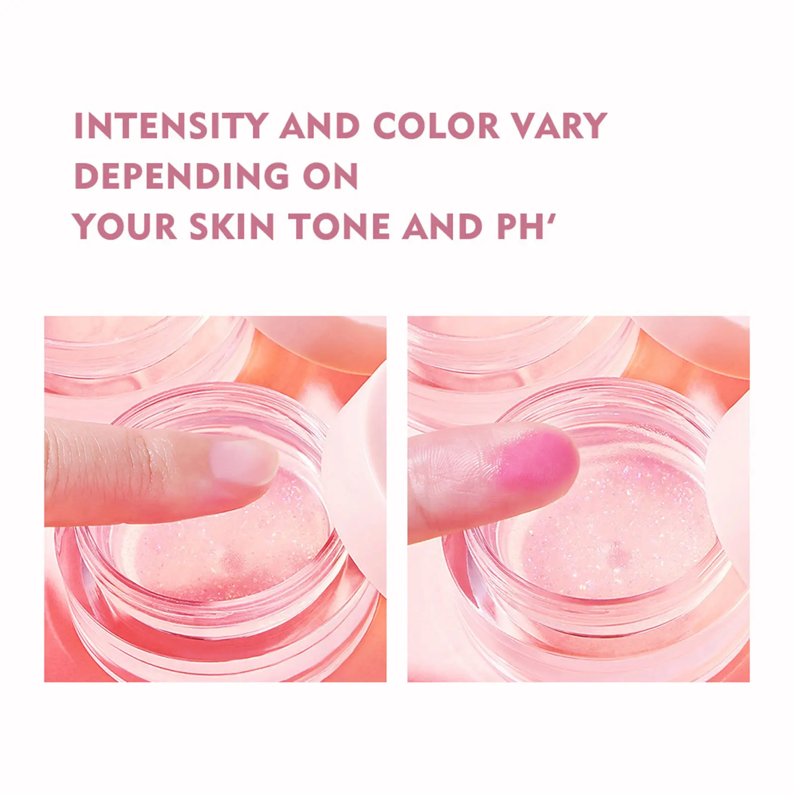 Transparent Color Changing Blush Moisturizing Lasting Waterproof High-gloss Shiny Blusher Warm Changing Blush Cheek Blusher