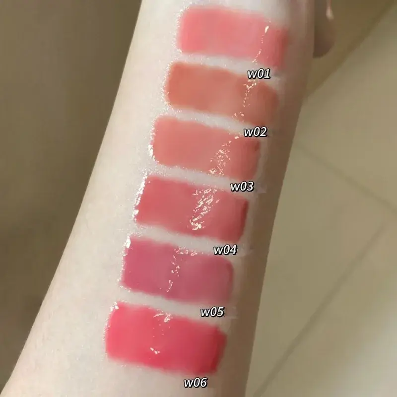 Ice Juice Red Lip Gloss Crystal Mirror Water Light Lip Glaze Grapes Jelly Glass Lip Oil Waterproof Lipstick Clear Tint Makeup