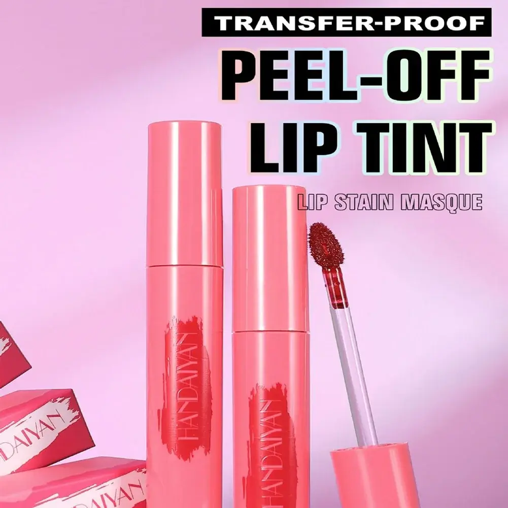 6-Color High Quality Peel off Tattoo Lipstick Waterproof Long Lasting Matte Lip Gloss Sexy Tear Pull Makeup Women's Cosmetics